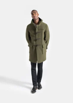 Duffle Coats*Gloverall Morris Duffle Coat Loden Check