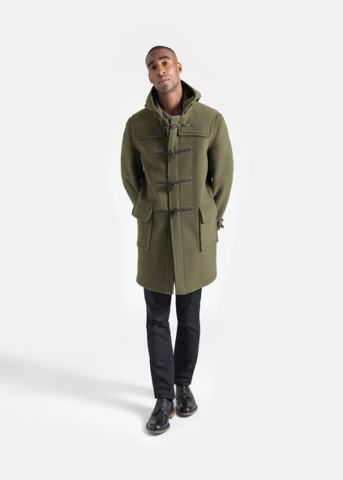 Duffle Coats*Gloverall Morris Duffle Coat Loden Check
