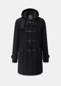 Duffle Coats*Gloverall Morris Duffle Coat Navy Black Watch