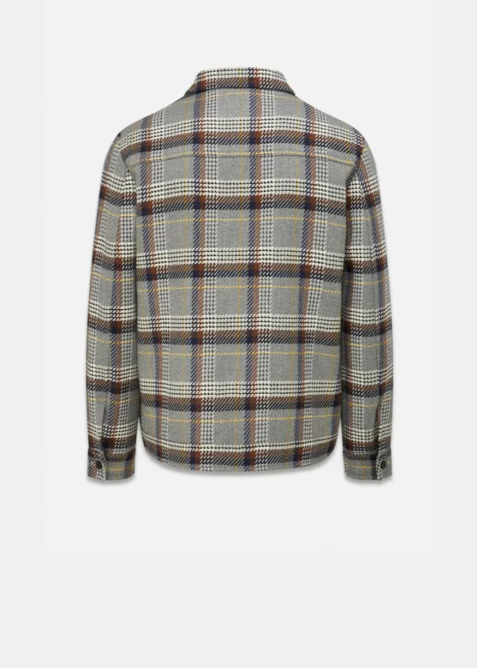 Jackets*Gloverall Oliver Jacket Grey Check