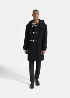 Duffle Coats*Gloverall Original Monty Duffle Coat Black