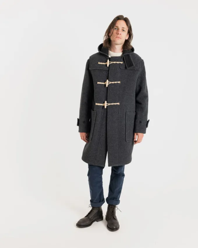 Duffle Coats*Gloverall Original Monty Duffle Coat Charcoal