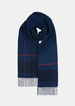 Scarves | Scarves*Gloverall Oversized Lambswool Scarf Mackay Blue