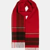 Scarves | Scarves*Gloverall Oversized Lambswool Scarf Cunningham Red