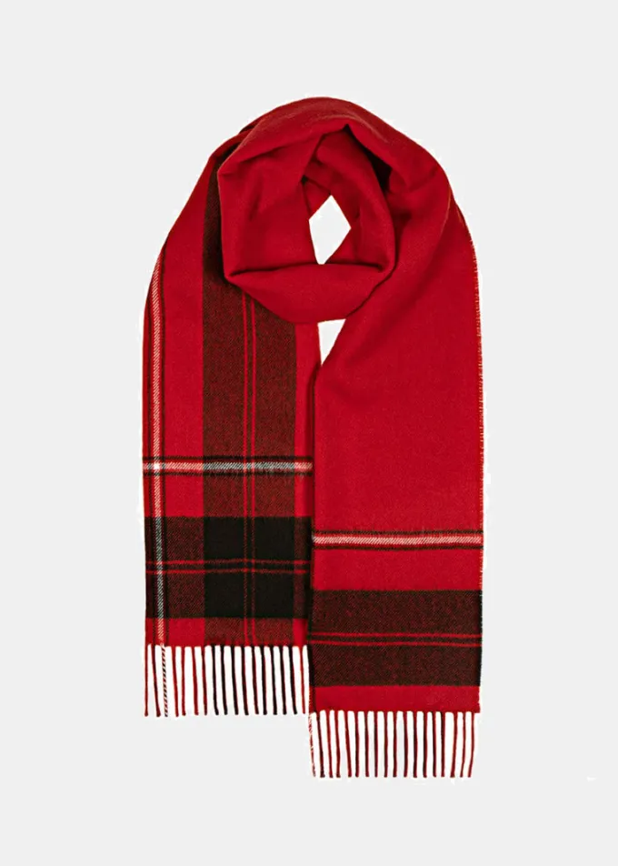 Scarves | Scarves*Gloverall Oversized Lambswool Scarf Cunningham Red