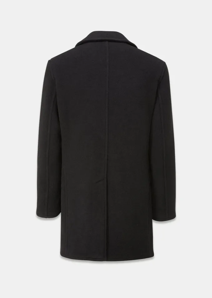 Peacoats*Gloverall Oversized Peacoat Black Stewart