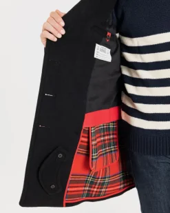 Peacoats*Gloverall Oversized Peacoat Black Stewart