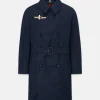 Overcoats*Gloverall Raleigh Trench Coat Navy