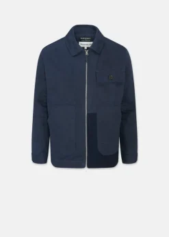 Jackets*Gloverall Renewed Works Jacket Navy