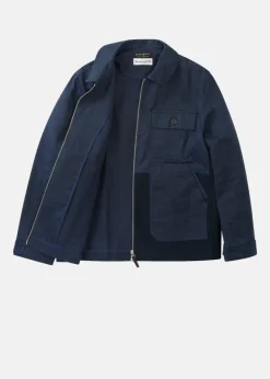 Jackets*Gloverall Renewed Works Jacket Navy