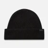 Hats | Hats*Gloverall Ribbed Merino Beanie Hat Black