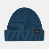 Hats | Hats*Gloverall Ribbed Merino Beanie Hat Petrol