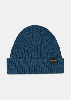 Hats | Hats*Gloverall Ribbed Merino Beanie Hat Petrol