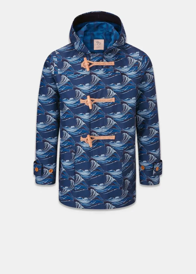 Duffle Coats*Gloverall Riz X Mid Monty Duffle Coat Wave