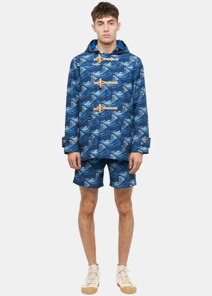 Duffle Coats*Gloverall Riz X Mid Monty Duffle Coat Wave