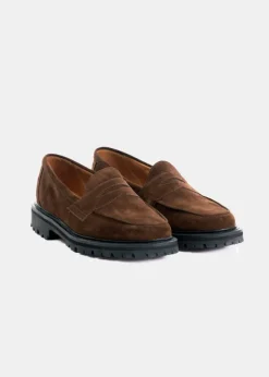 Shoes*Gloverall Robert Loafers Brown Suede