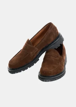 Shoes*Gloverall Robert Loafers Brown Suede