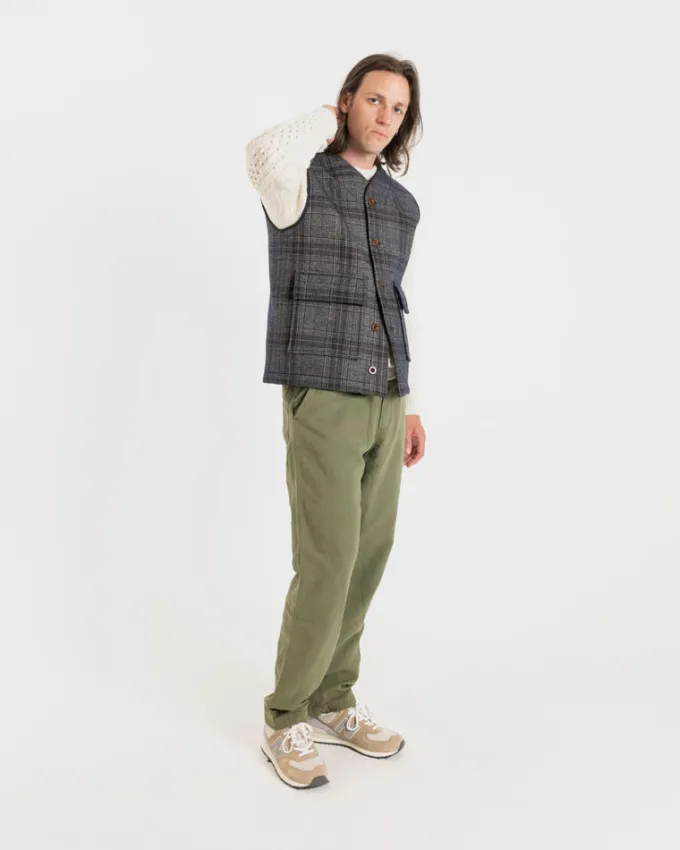 Jackets*Gloverall Roger Check Gilet