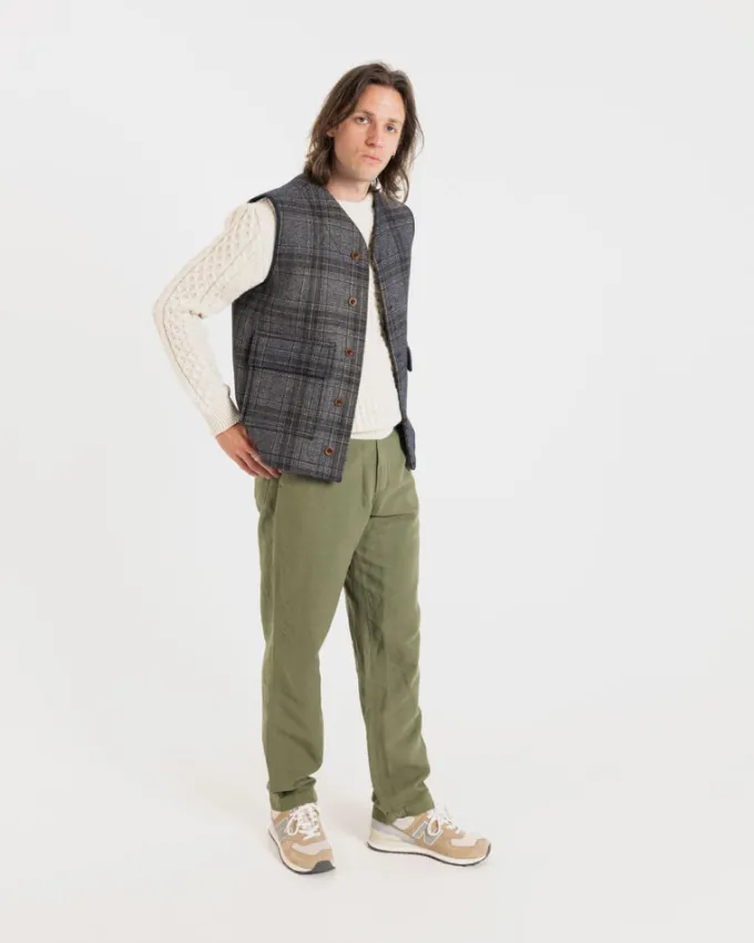 Jackets*Gloverall Roger Check Gilet