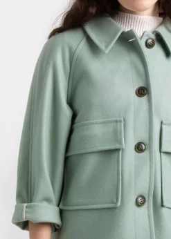 Jackets*Gloverall Shacket Sage