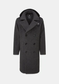 Peacoats*Gloverall Shackleton Peacoat Charcoal