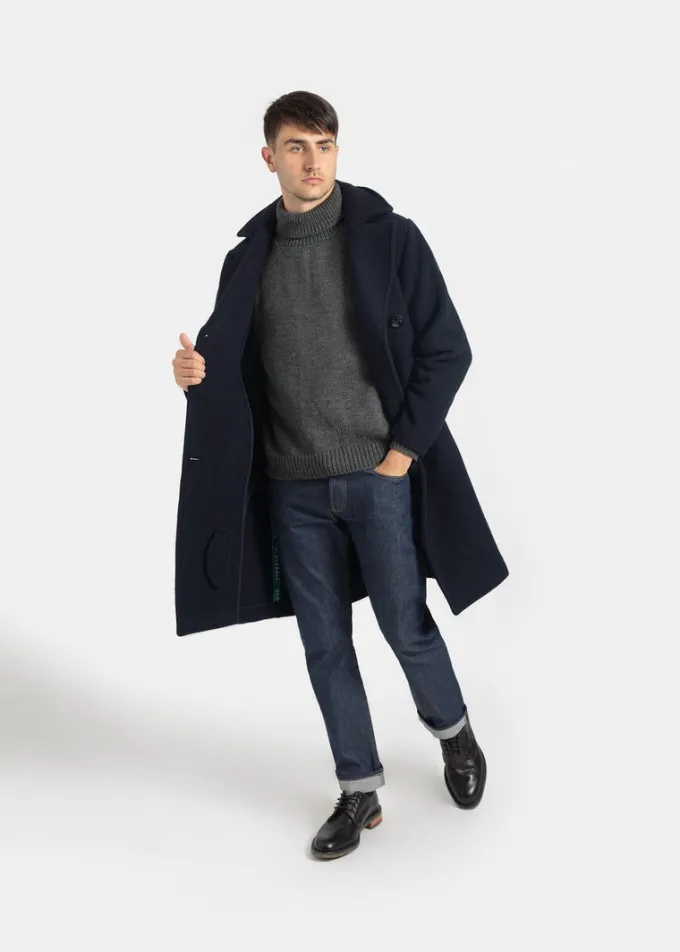 Peacoats*Gloverall Shackleton Peacoat Navy