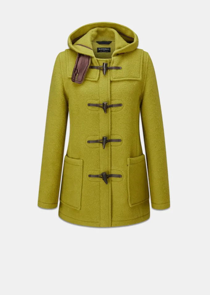 Duffle Coats*Gloverall Short Slim Duffle Coat Moss