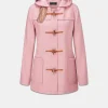 Duffle Coats*Gloverall Short Slim Fit Duffle Coat Pink