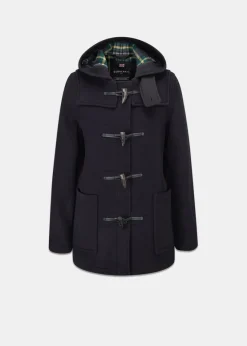Duffle Coats*Gloverall Short Slim Fit Duffle Coat Navy Dress Gordon