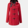 Duffle Coats*Gloverall Short Slim Fit Duffle Coat Red