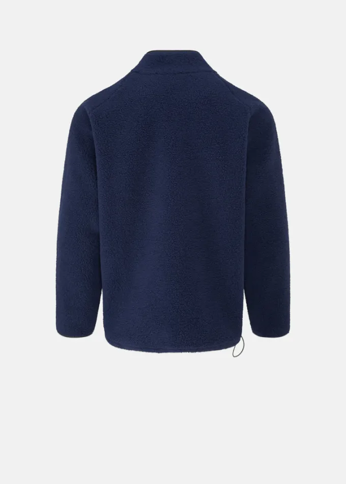 Knitwear & Tops*Gloverall Somerset Zip Fleece Navy