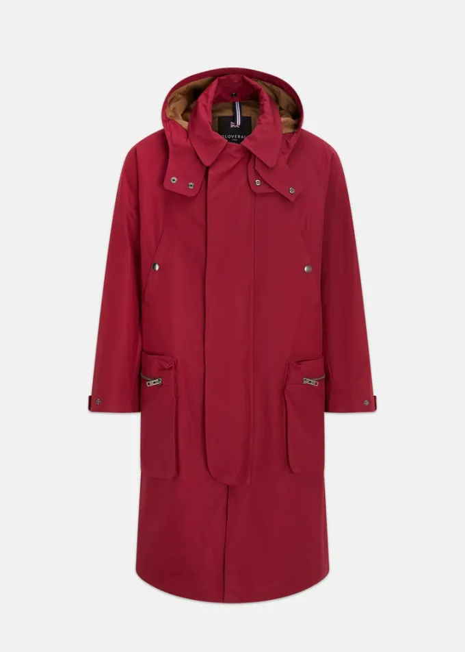 Overcoats*Gloverall Stanley Parka Bordeaux