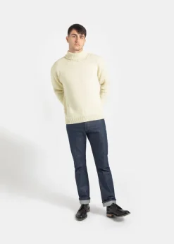 Knitwear & Tops*Gloverall Submariner Jumper Ecru