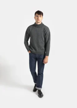 Knitwear & Tops*Gloverall Submariner Jumper Grey