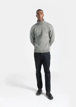 Knitwear & Tops*Gloverall Submariner Jumper Light Grey