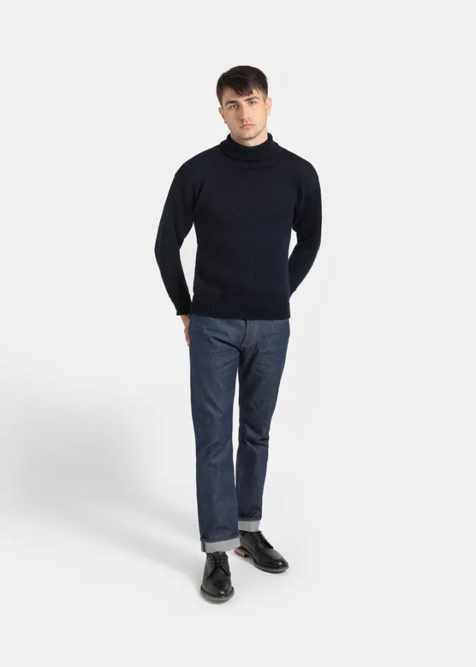 Knitwear & Tops*Gloverall Submariner Jumper Navy