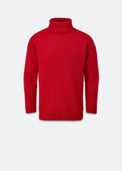 Knitwear & Tops*Gloverall Submariner Jumper Red