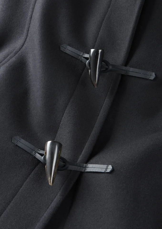 Duffle Coats*Gloverall Swing Duffle Coat Black