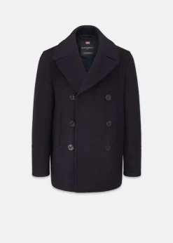 Peacoats*Gloverall Tennyson Peacoat Navy