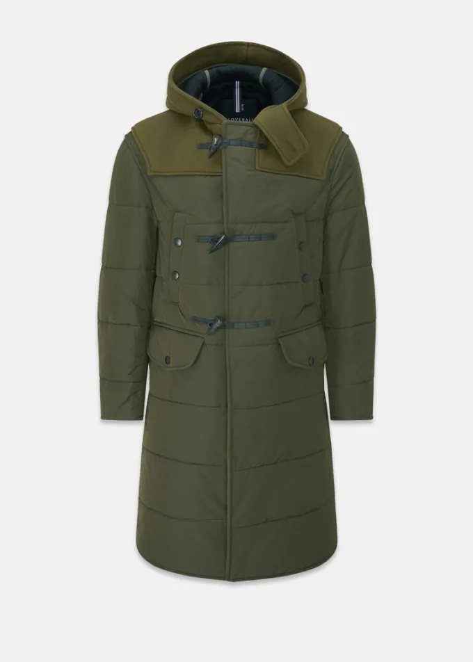 Duffle Coats*Gloverall Thomas Puffa Duffle Coat Loden
