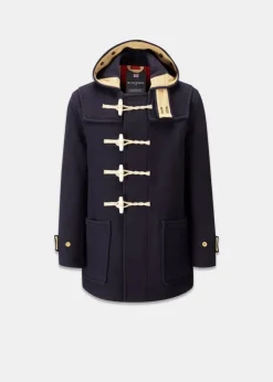Duffle Coats*Gloverall Union Jack Mid Monty Duffle Coat Navy