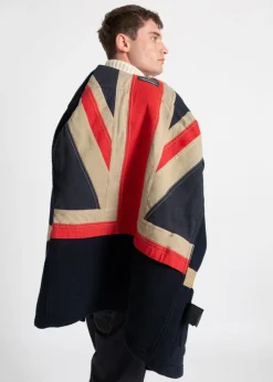 Duffle Coats*Gloverall Union Jack Mid Monty Duffle Coat Navy