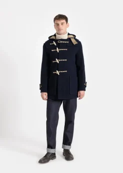 Duffle Coats*Gloverall Union Jack Mid Monty Duffle Coat Navy