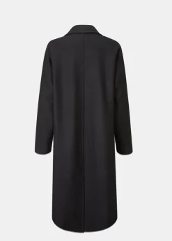 Overcoats*Gloverall Women's Chesterfield Refined Overcoat Black