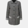 Jackets*Gloverall Women's George Jacket Prince of Wales Silver