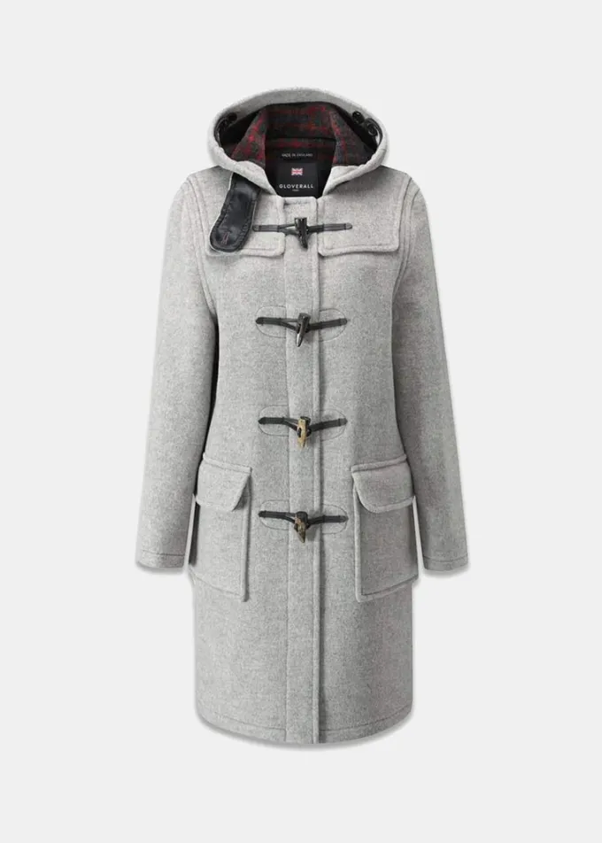 Duffle Coats*Gloverall Women's Original Duffle Coat Silver