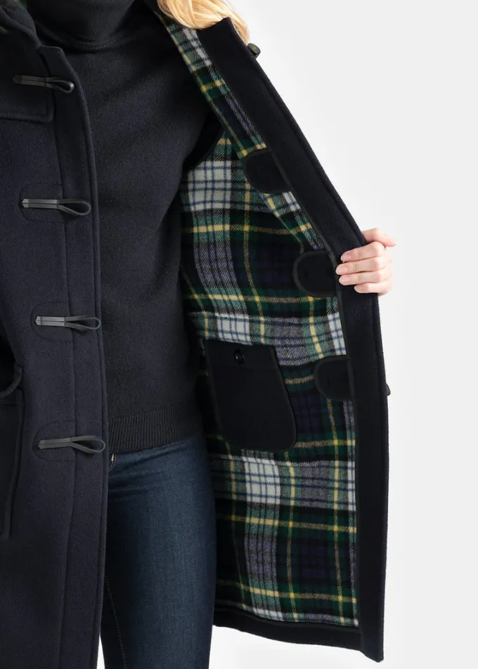 Duffle Coats*Gloverall Women's Original Duffle Coat Navy Dress Gordon