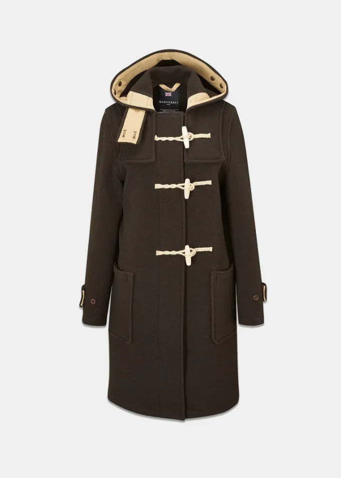 Duffle Coats*Gloverall Women's Original Monty Duffle Coat Brown