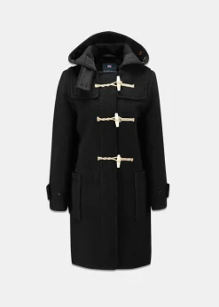 Duffle Coats*Gloverall Women's Original Monty Duffle Coat Black