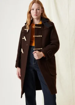 Duffle Coats*Gloverall Women's Original Monty Duffle Coat Brown